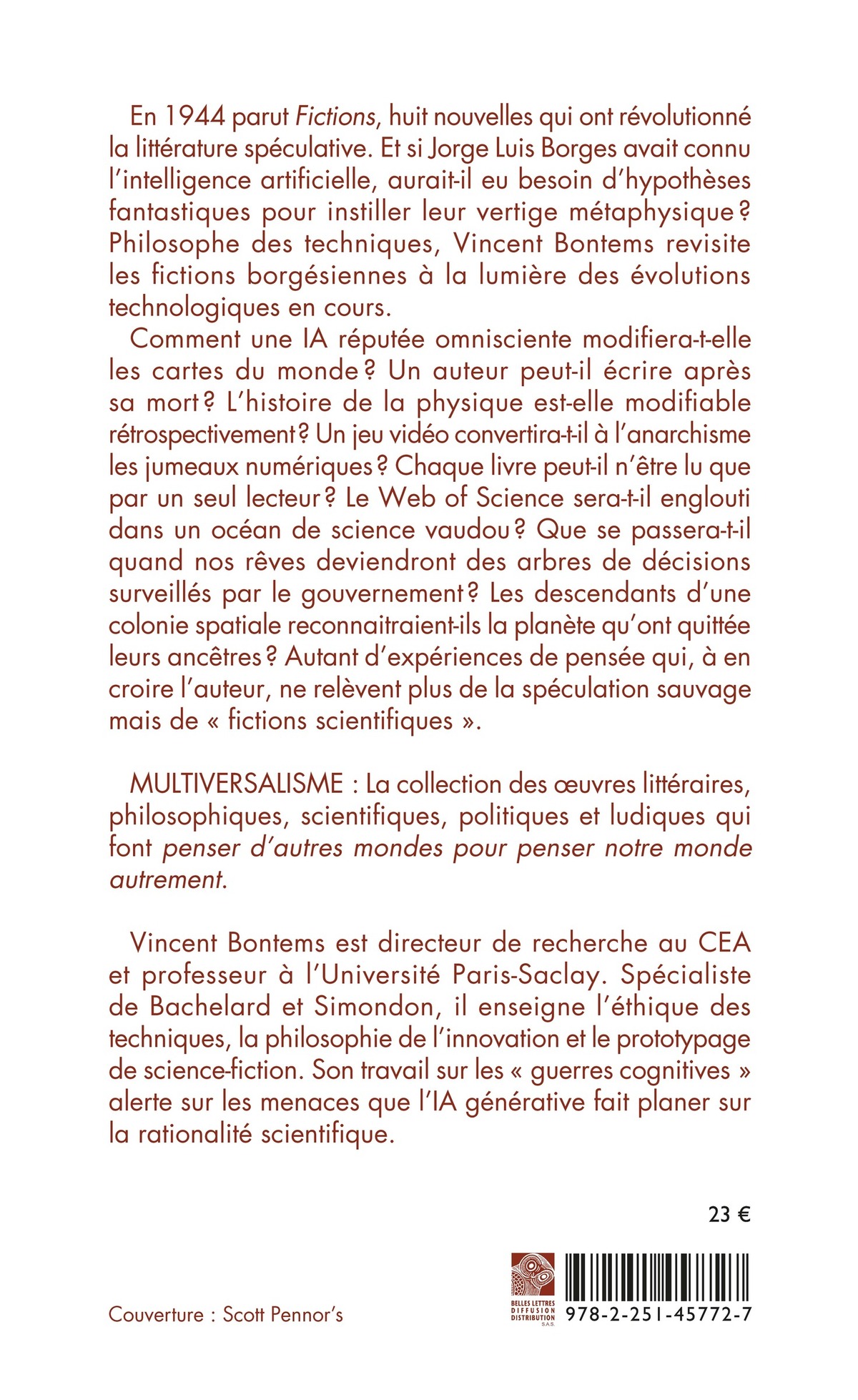 Fictions scientifiques. Et si Borges avait connu l'IA ?