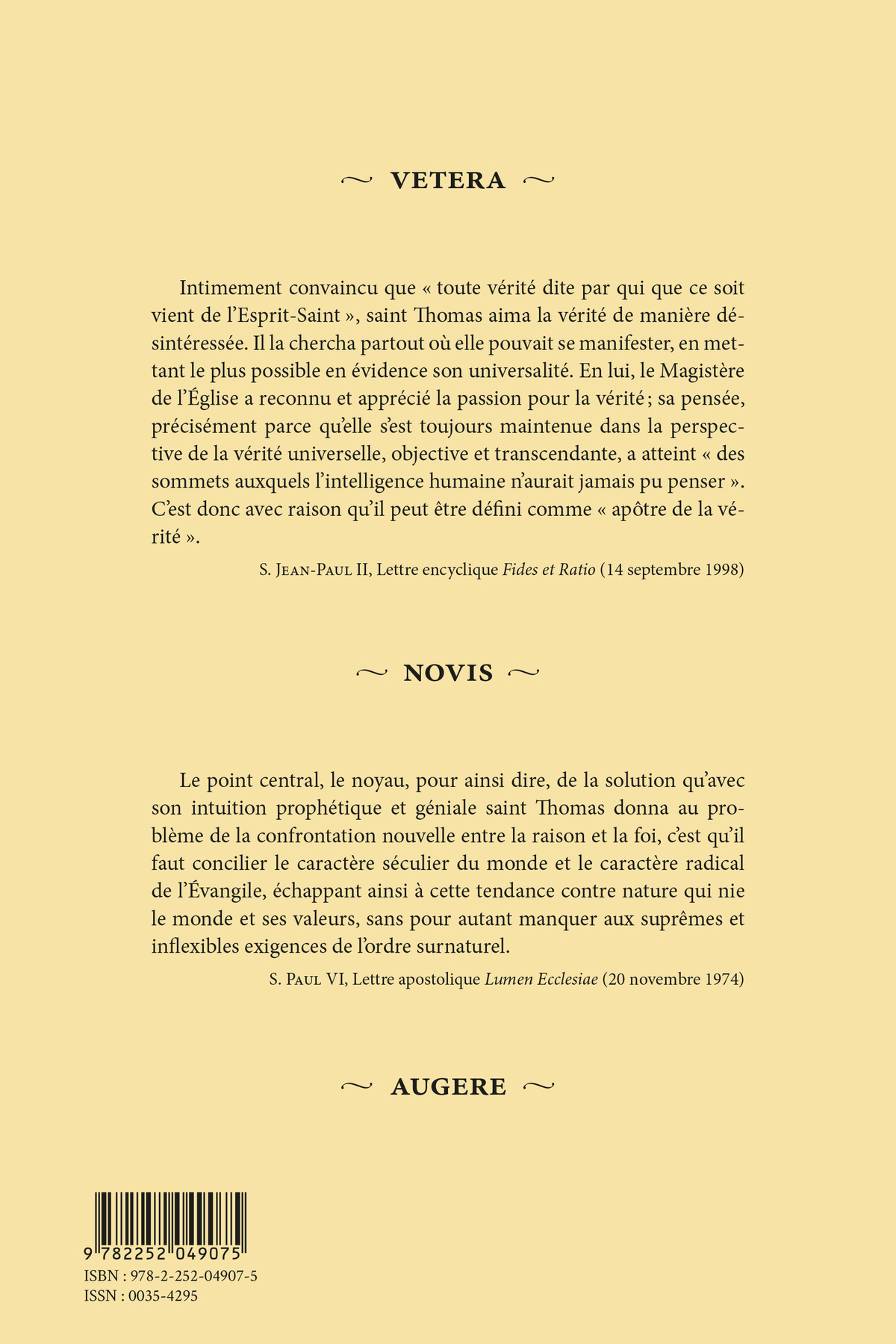 Revue thomiste - N°1/2026