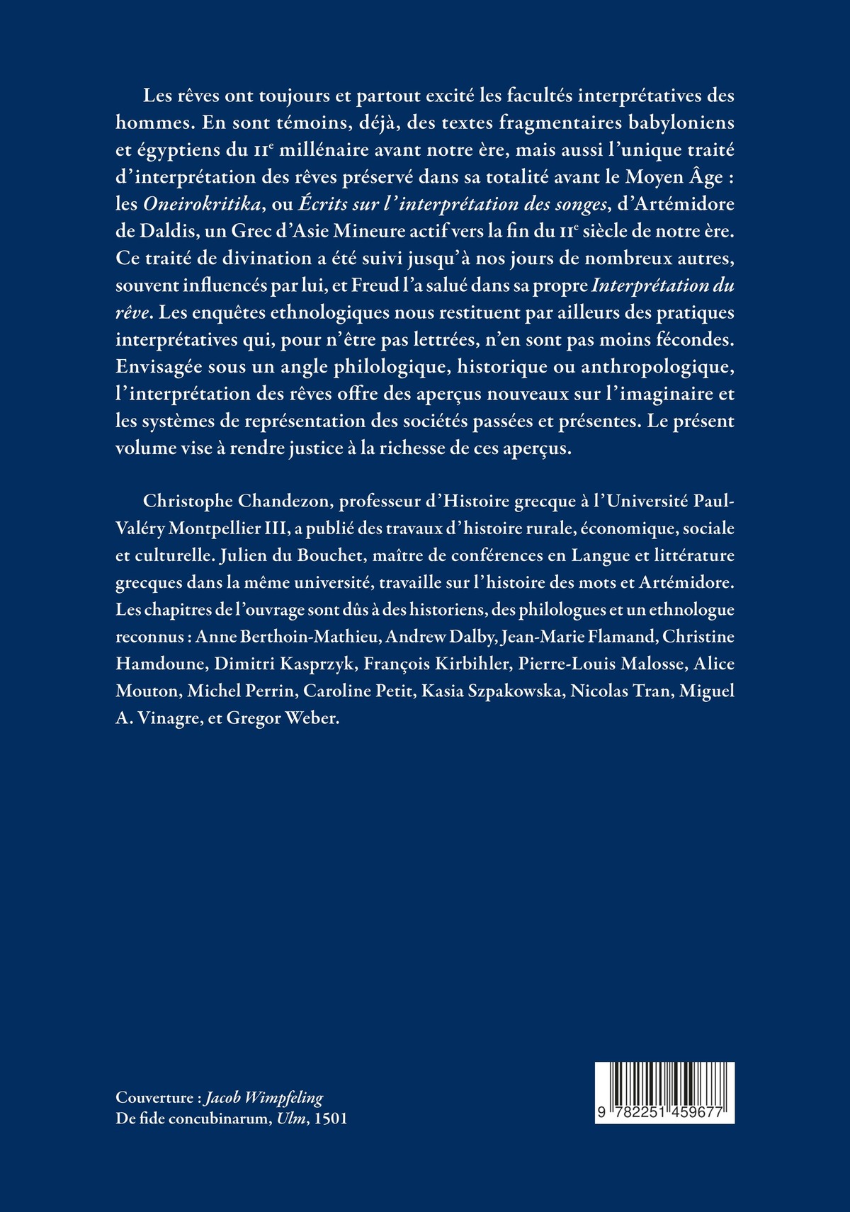 Artémidore de Daldis et l'interprétation des rêves