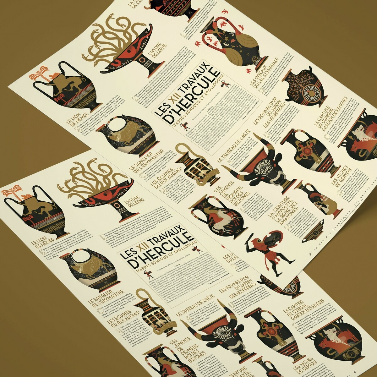 Poster Les Douze Travaux d'Hercule