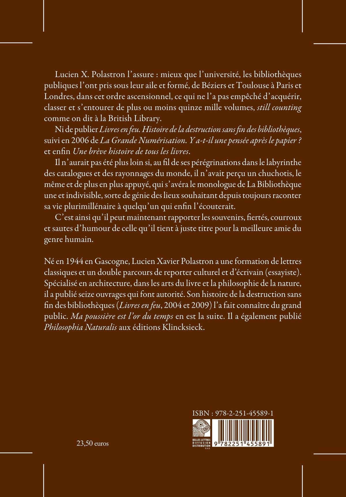 Ma poussière est l'or du temps