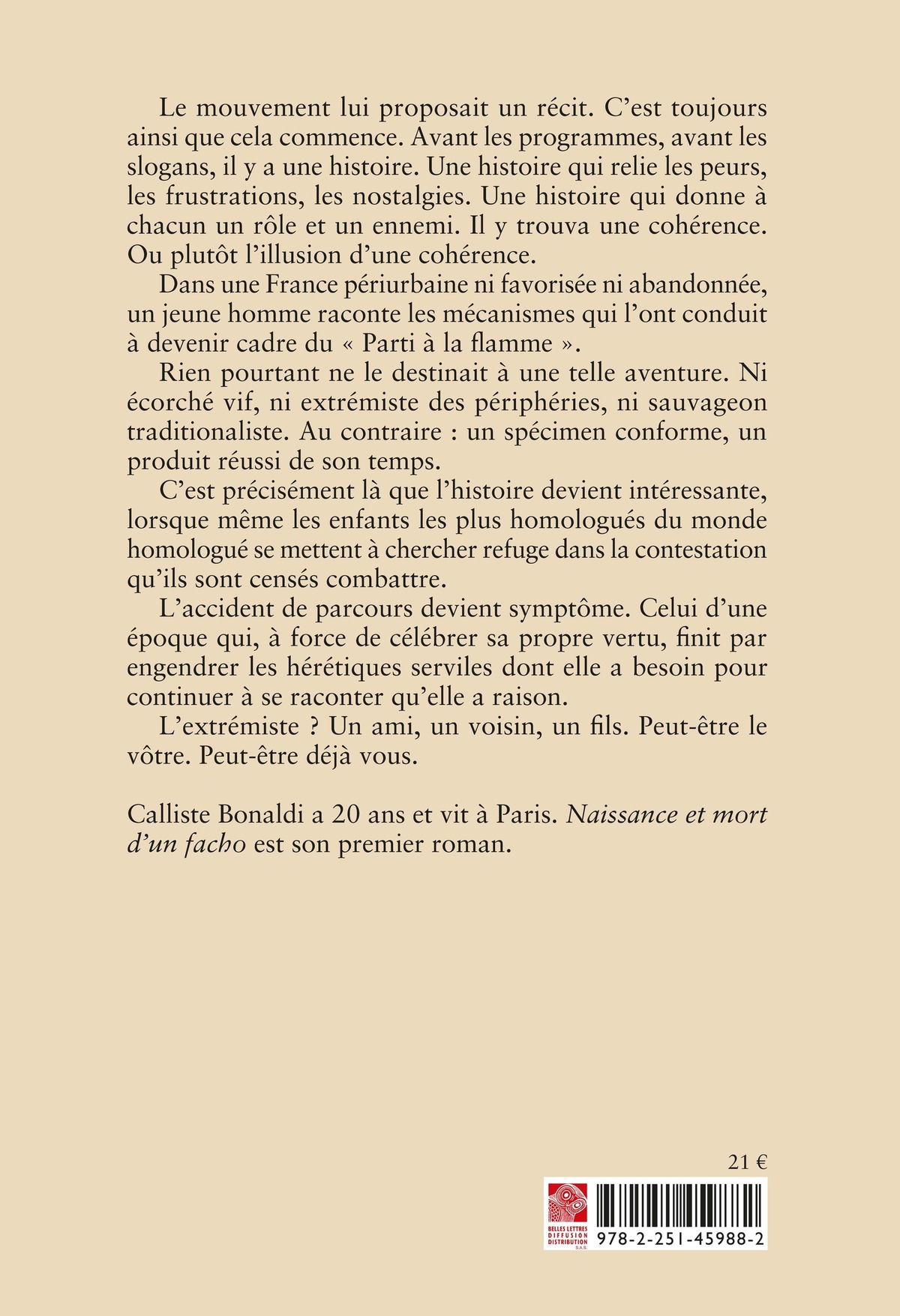 Naissance et mort d’un facho