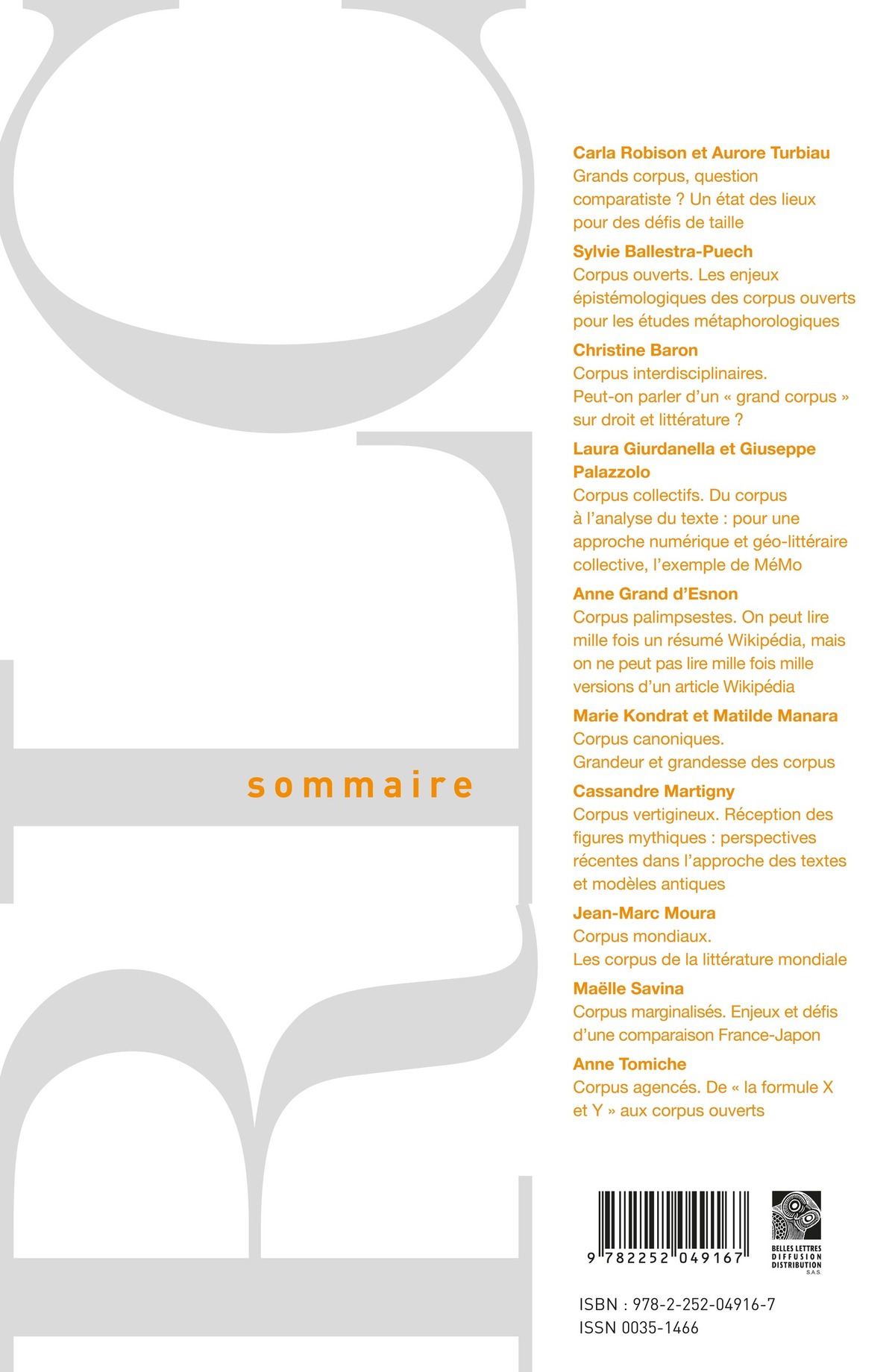 Revue de littérature comparée - N°2-2026