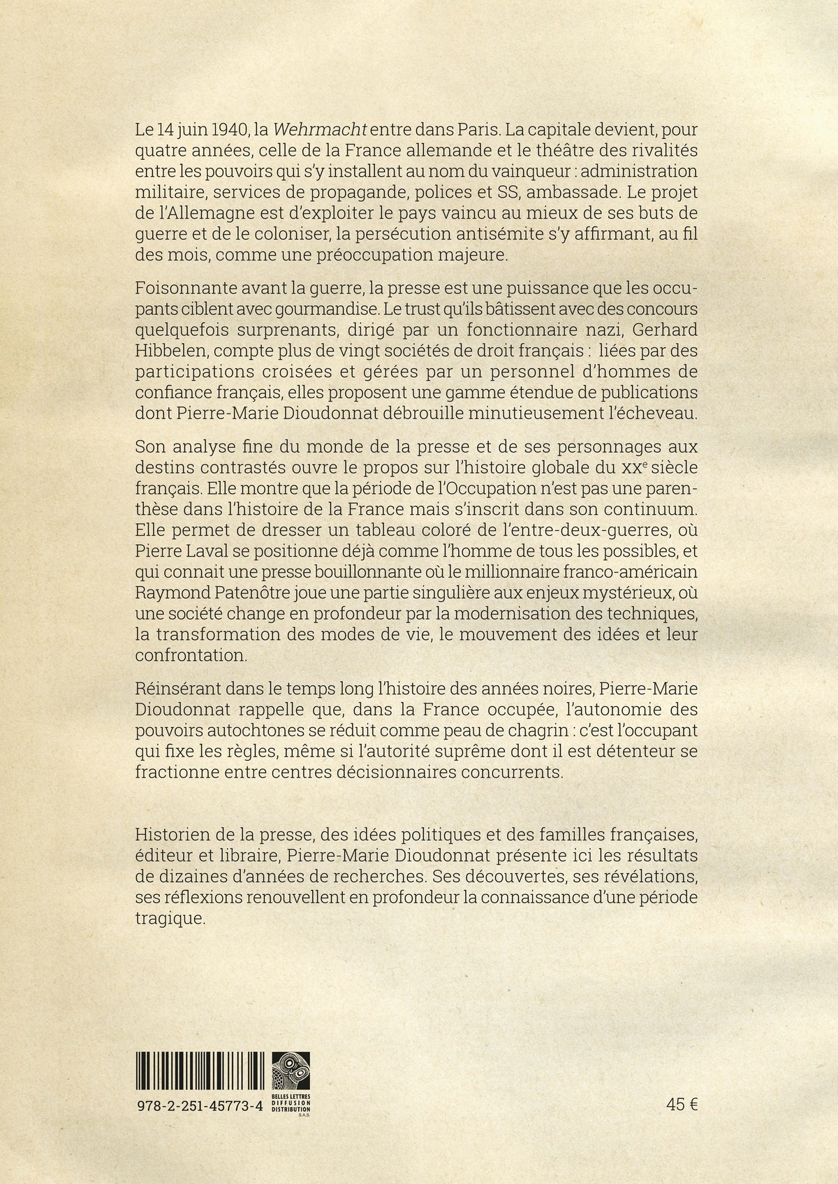 La France allemande et ses journaux