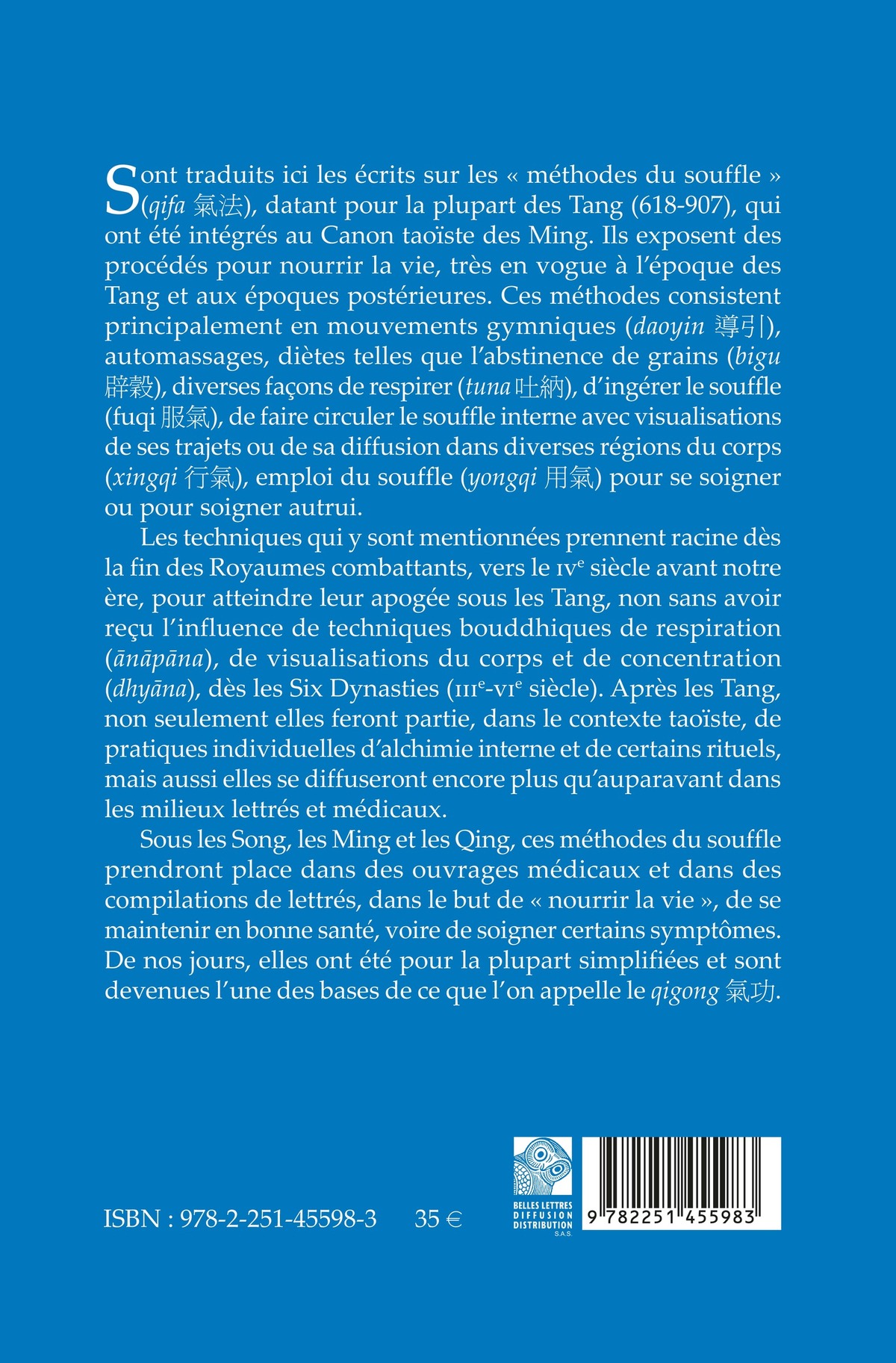 La respiration embryonnaire et les méthodes du souffle