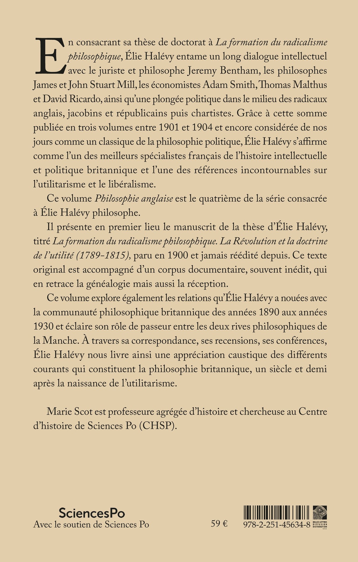 Philosophie anglaise. Elie philosophe IV