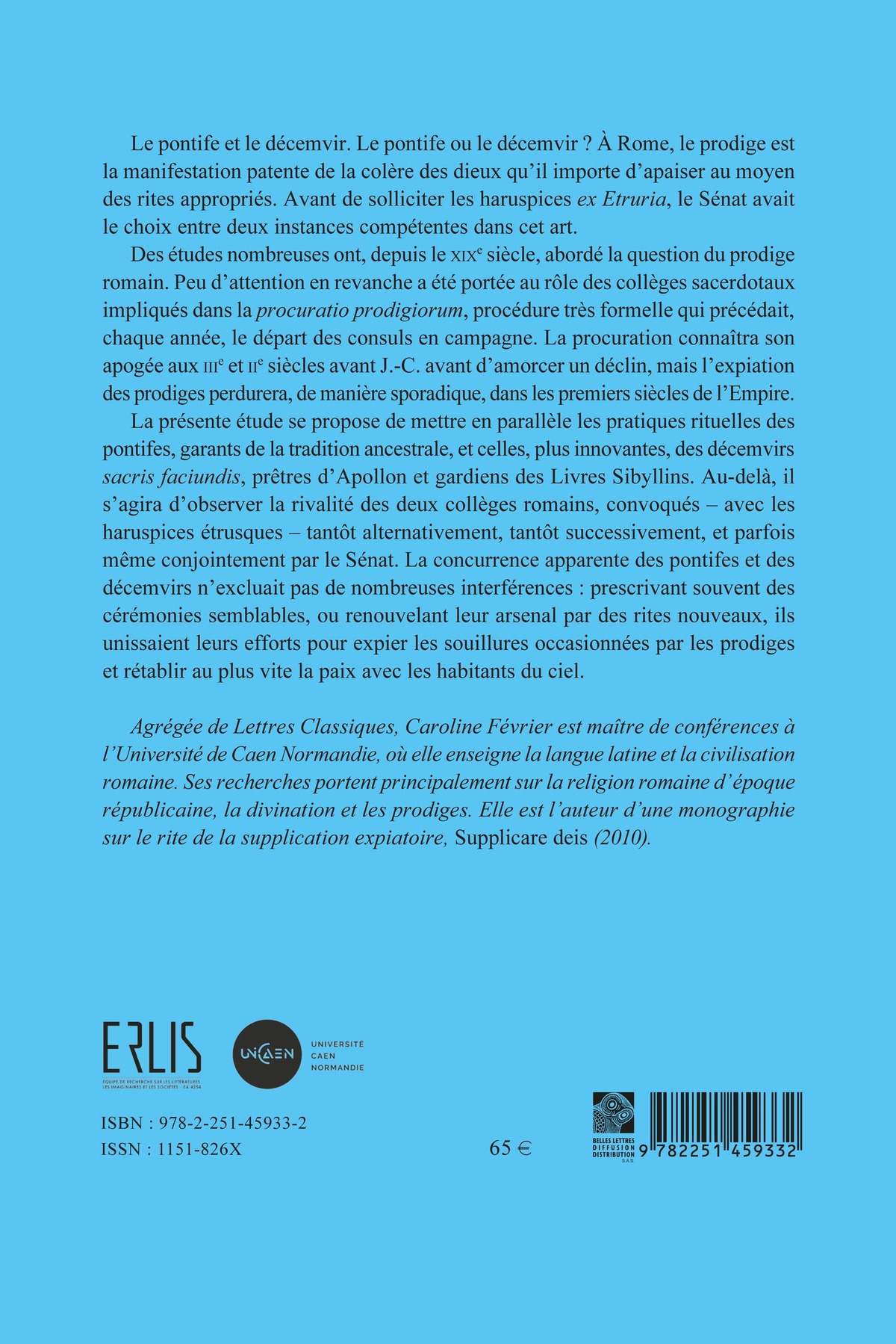 Le Pontife et le Décemvir