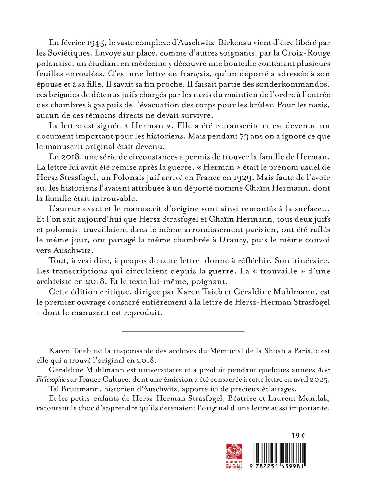L’histoire de la lettre de Hersz-Herman Strasfogel, retrouvée enterrée à Auschwitz-Birkenau
