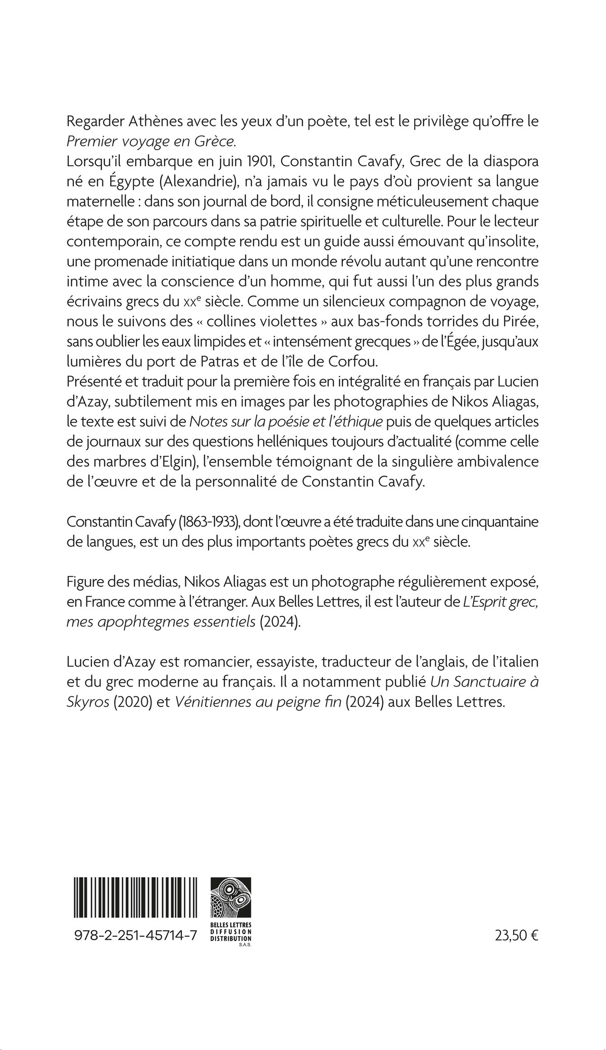 Premier Voyage en Grèce