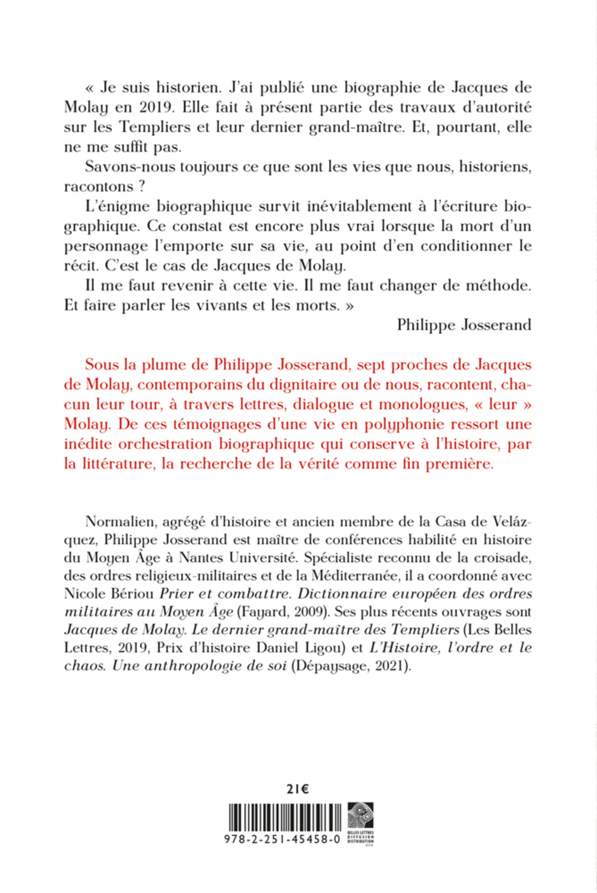 Les sept vies de Jacques de Molay