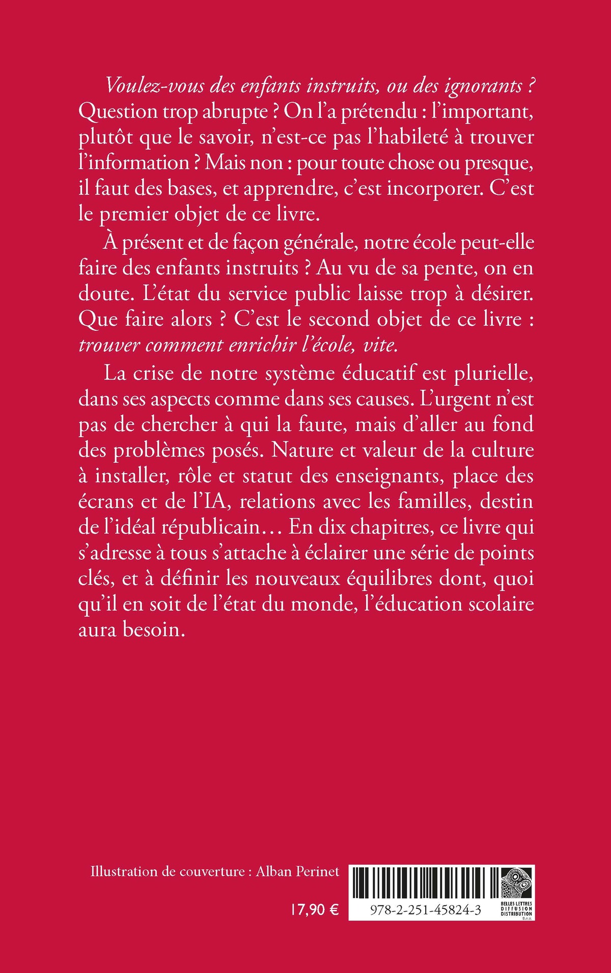 Des enfants instruits