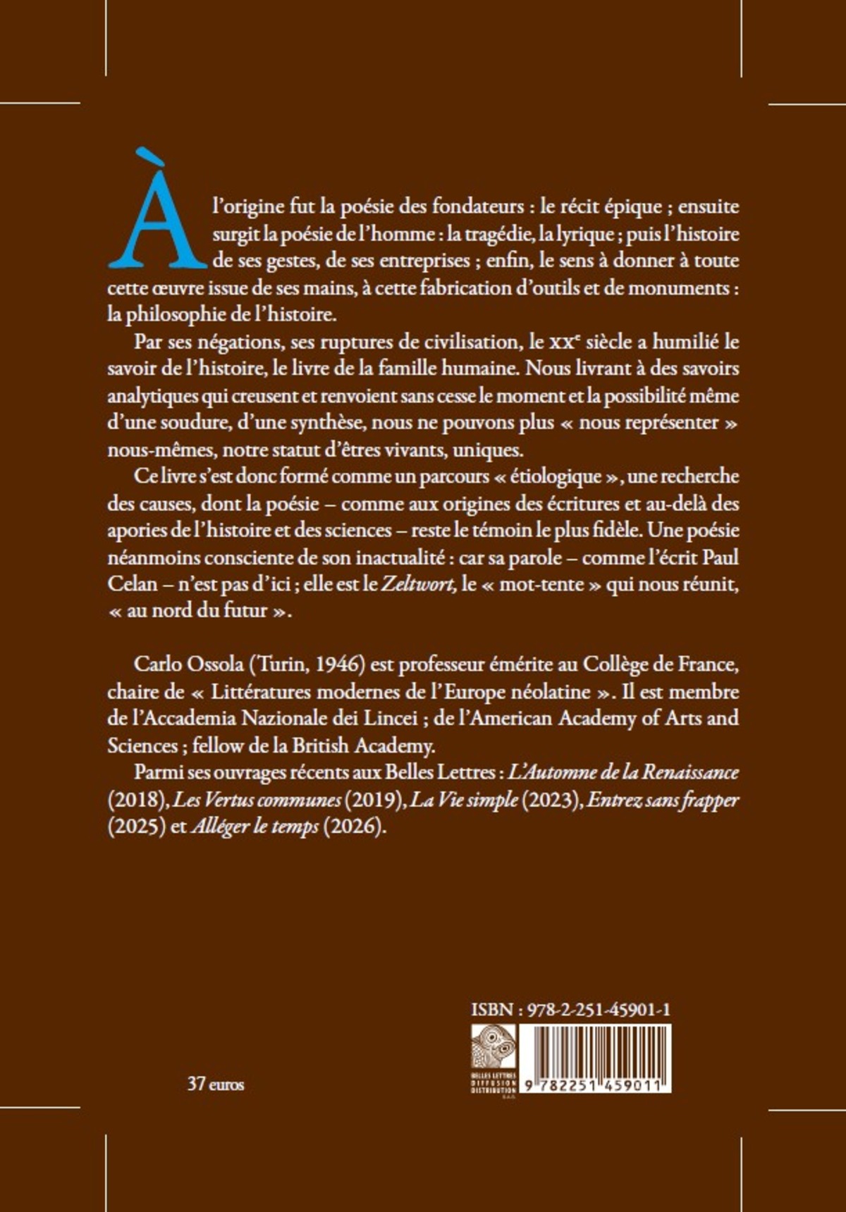 L’Avenir de nos origines