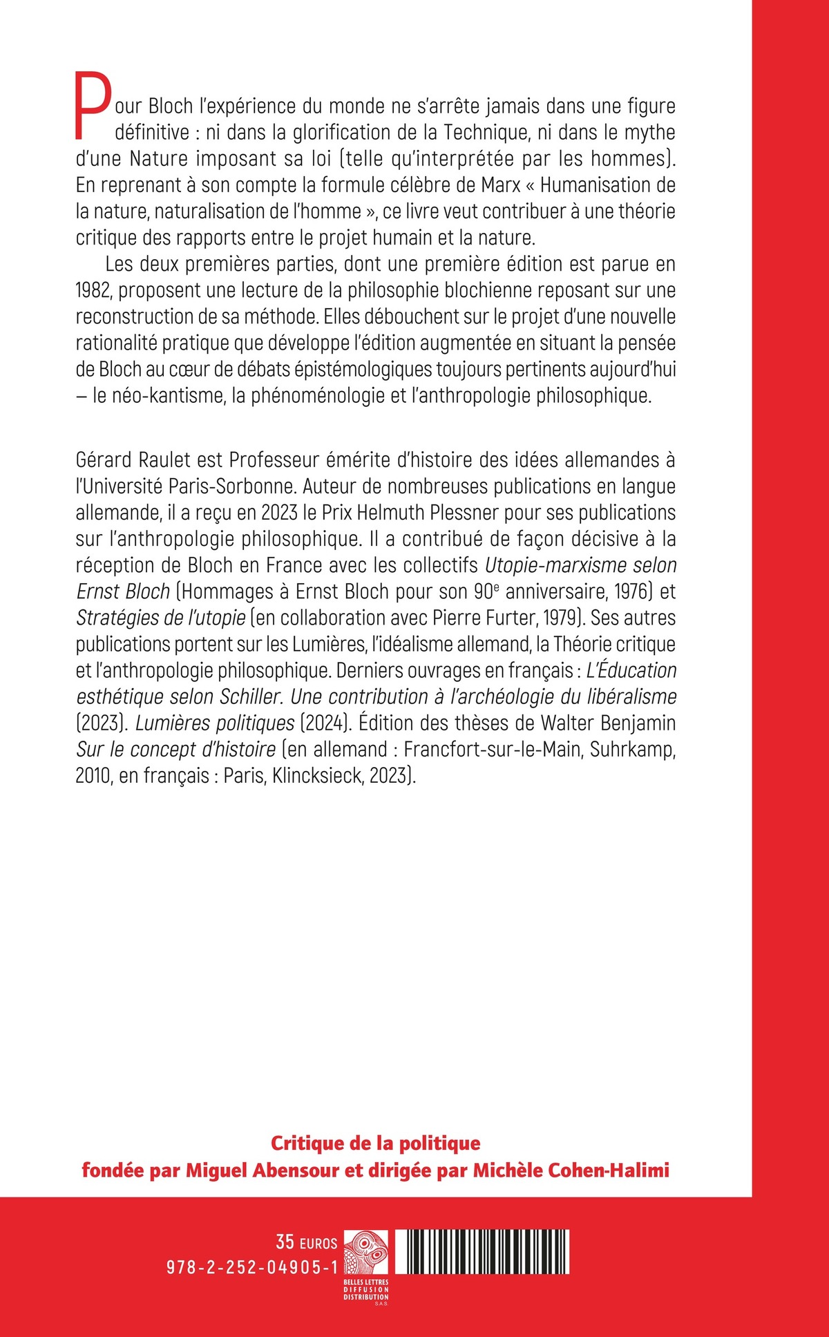 Humanisation de la nature, naturalisation de l'homme
