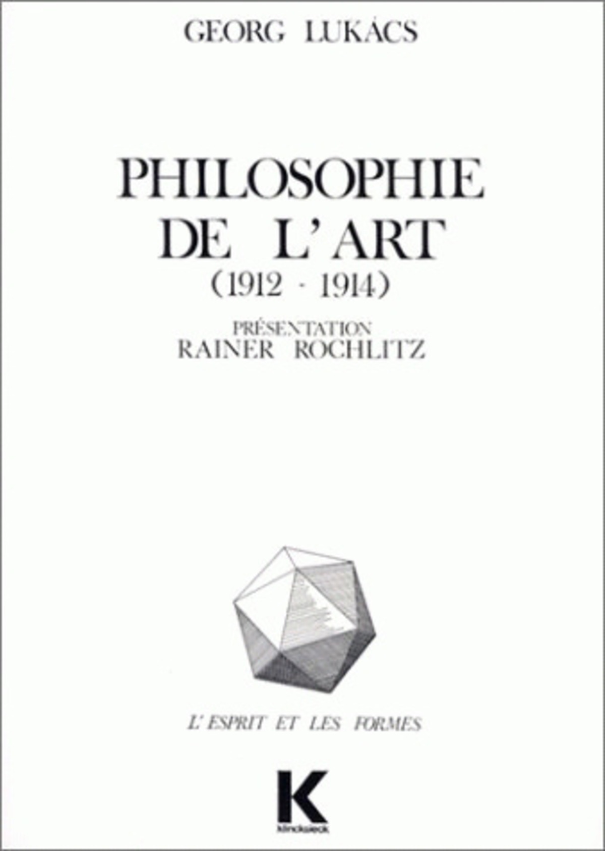 Philosophie de l'art (1912-1914)