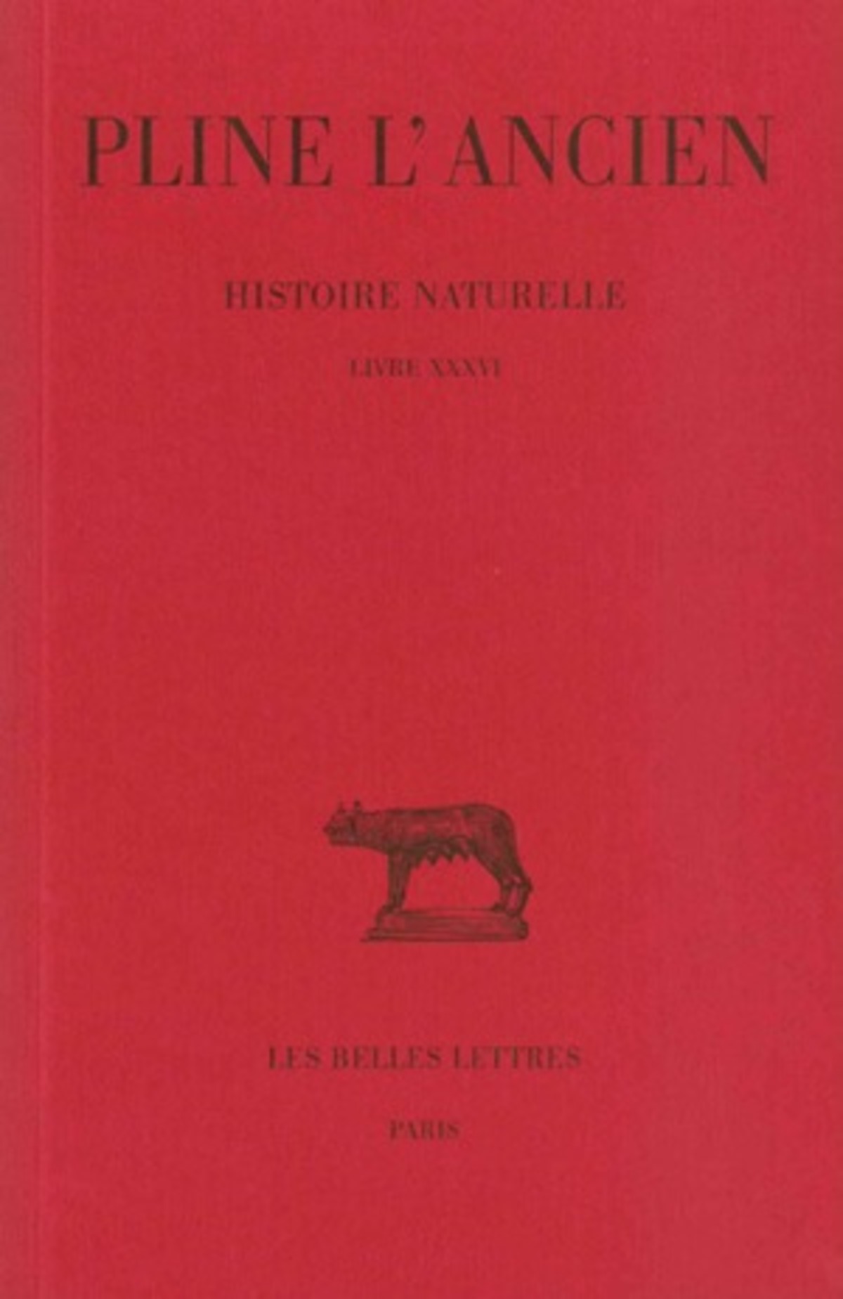 Histoire naturelle. Livre XXXVI