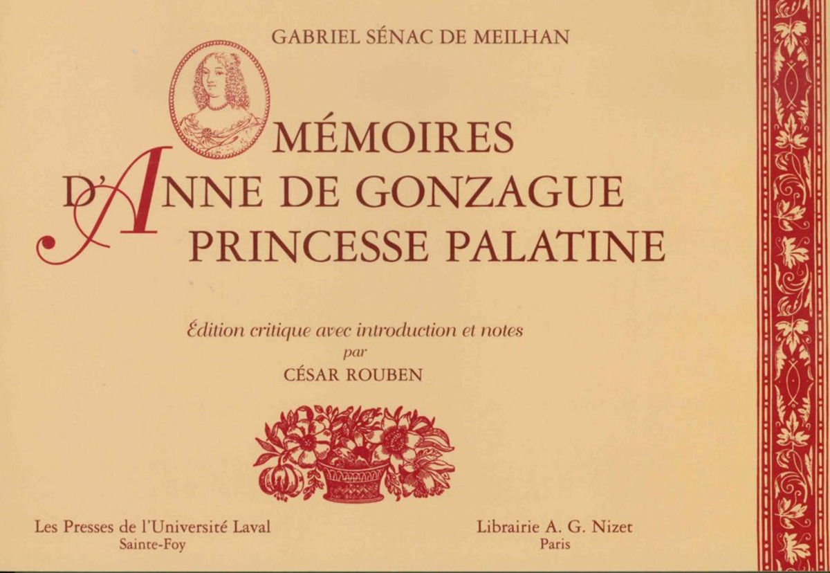Mémoires d'Anne de Gonzague, Princesse Palatine