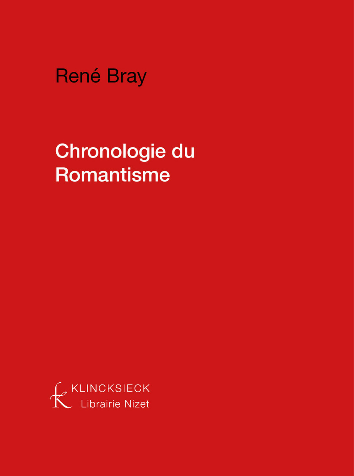 Chronologie du Romantisme