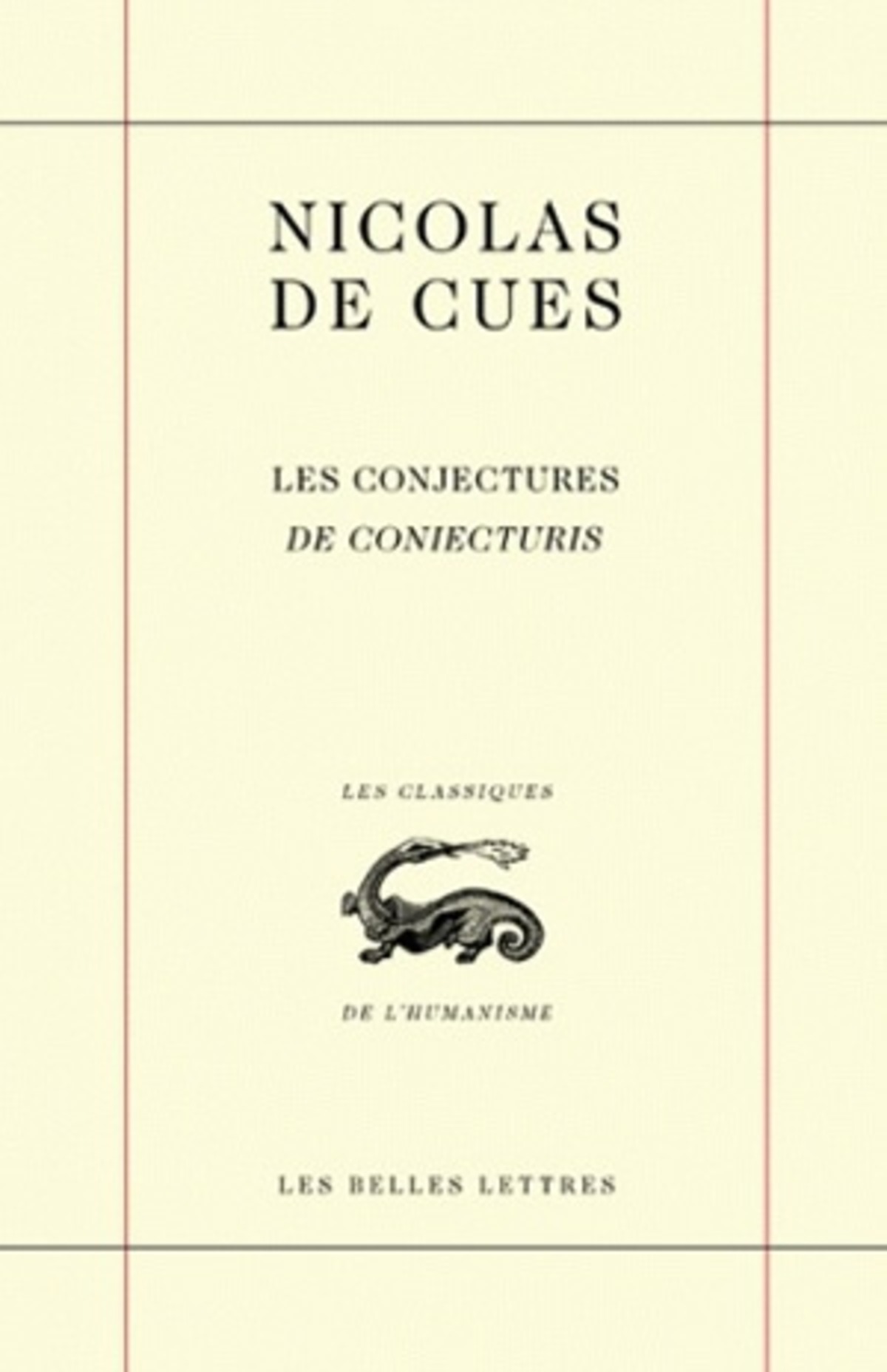 Les Conjectures / De Coniecturis