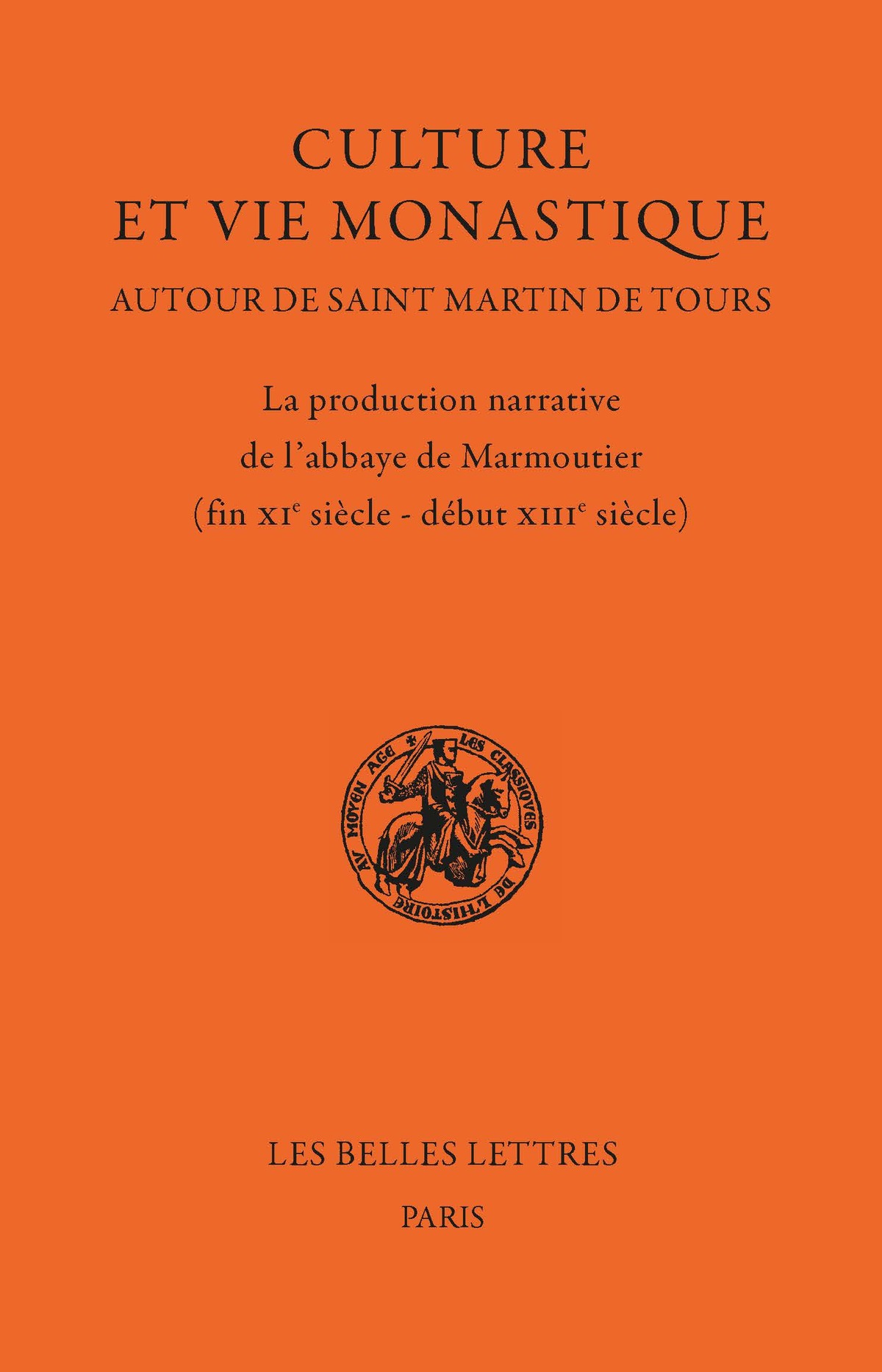Culture et vie monastique autour de Saint Martin de Tours