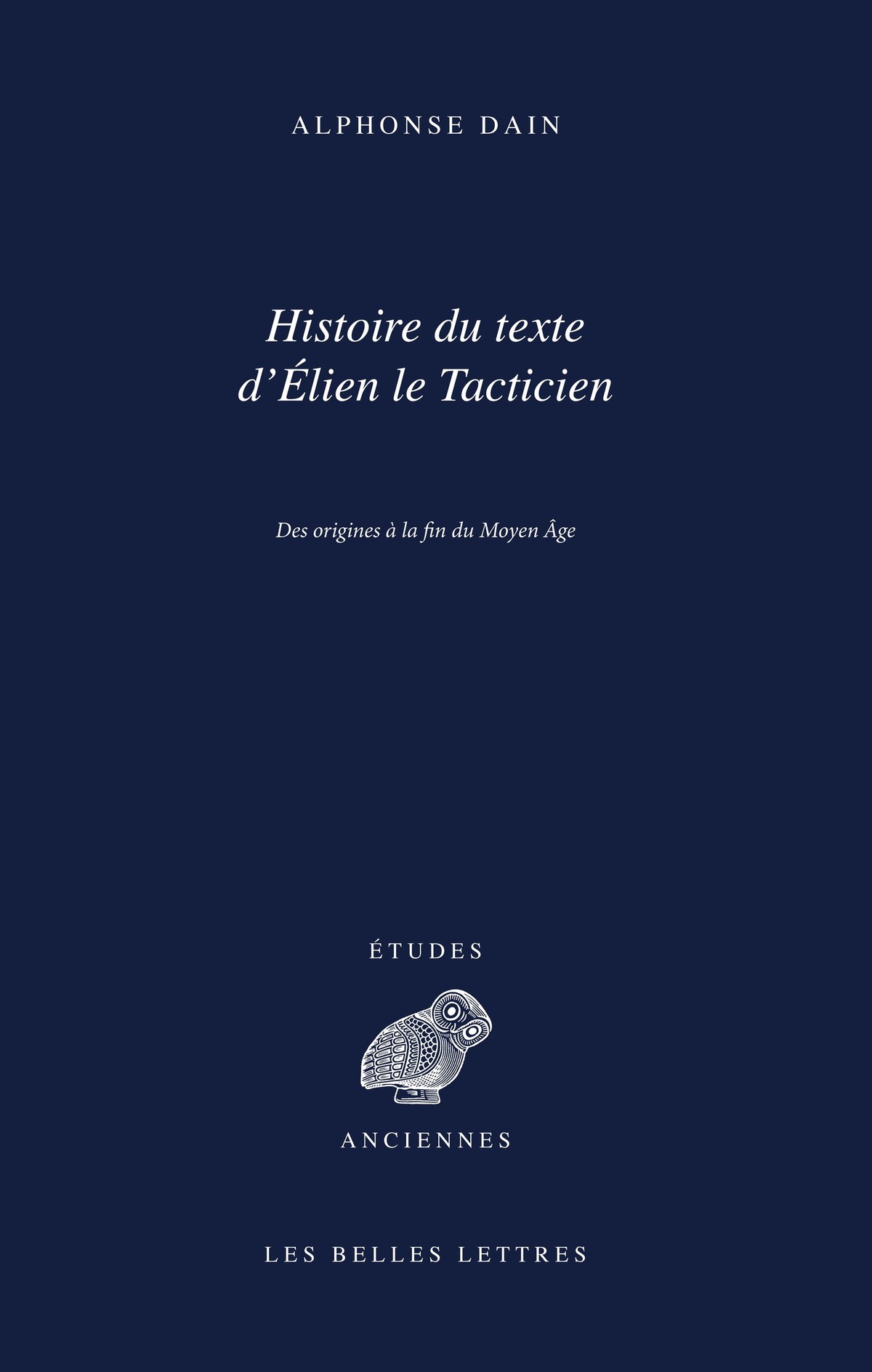 Histoire du texte d’Élien le Tacticien