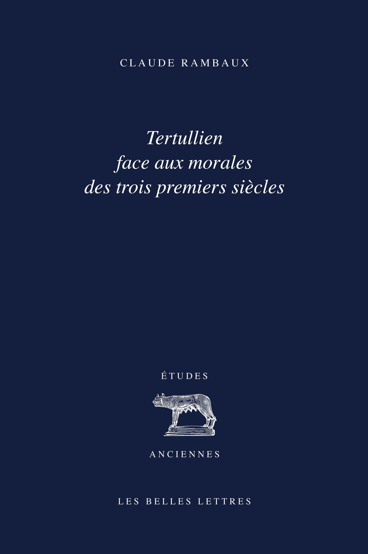 Tertullien face aux morales des trois premiers siècles