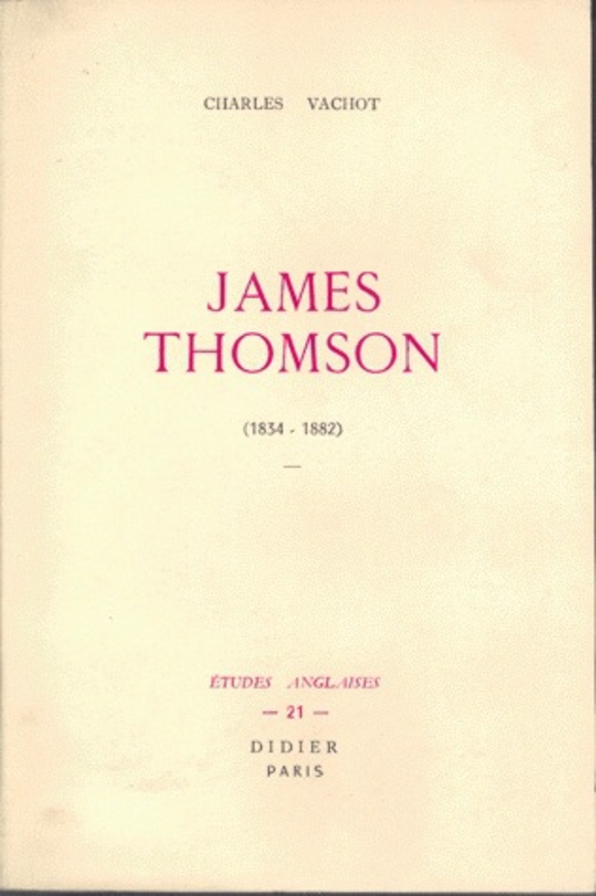 James Thomson (1834-1882)