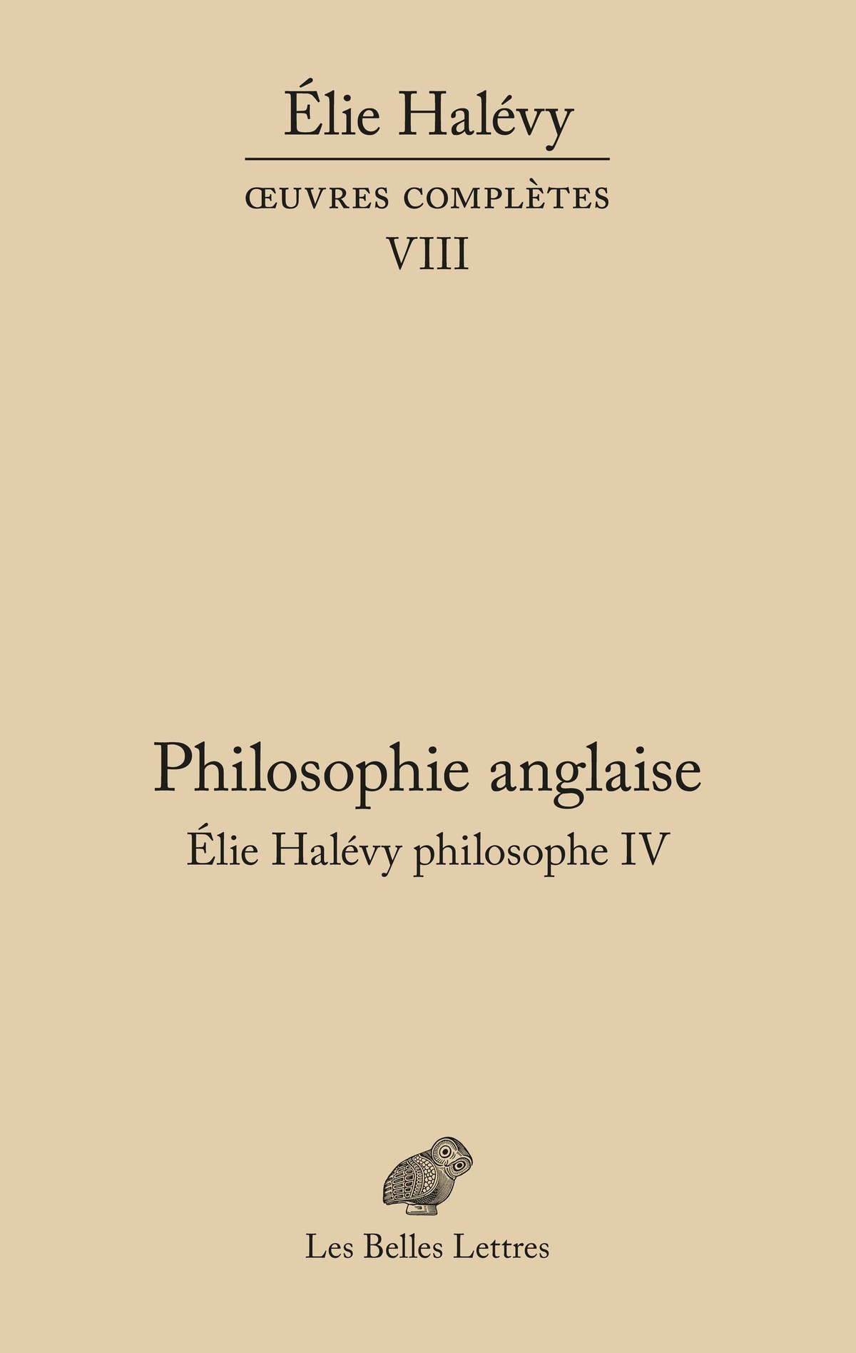 Philosophie anglaise. Elie philosophe IV