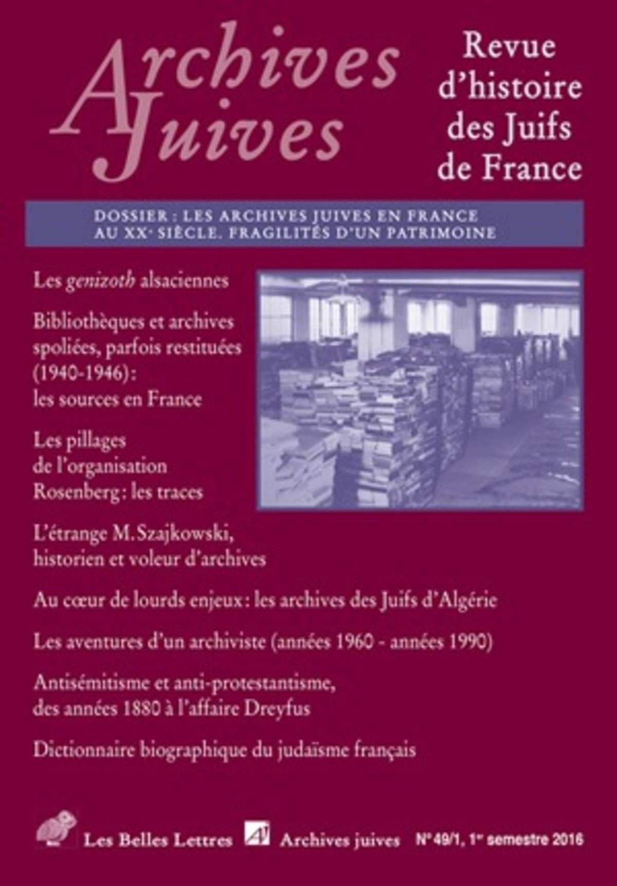 Archives Juives n° 49/1