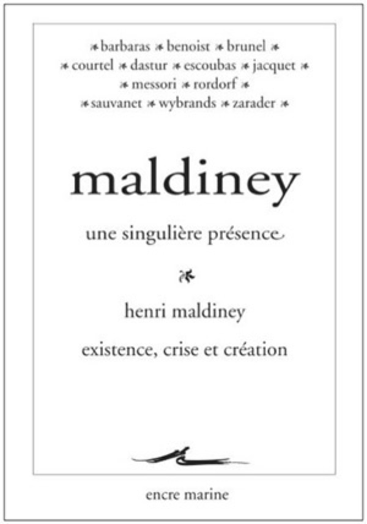 Maldiney, une singulière présence