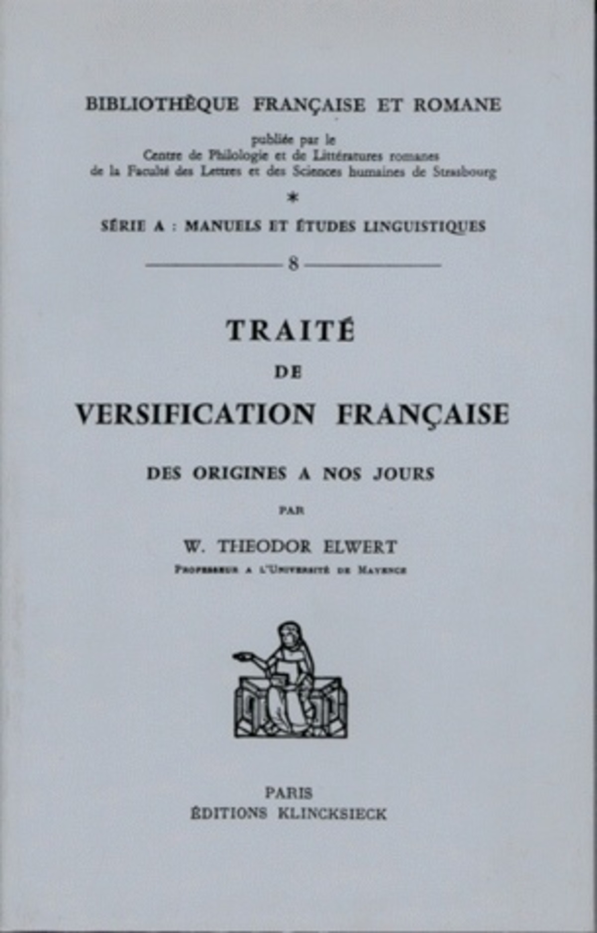 Traité de versification française