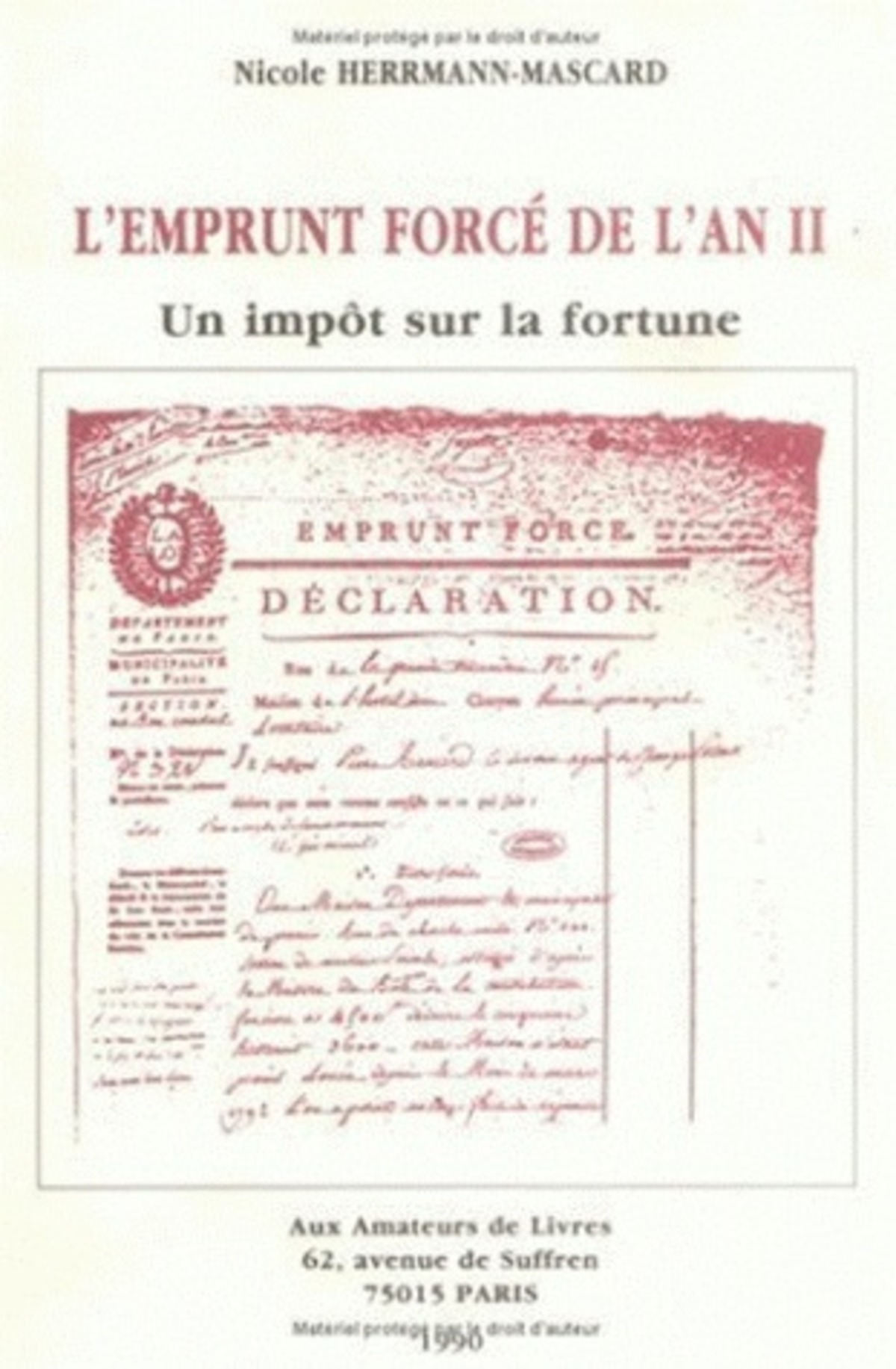 L'Emprunt forcé de l'an II