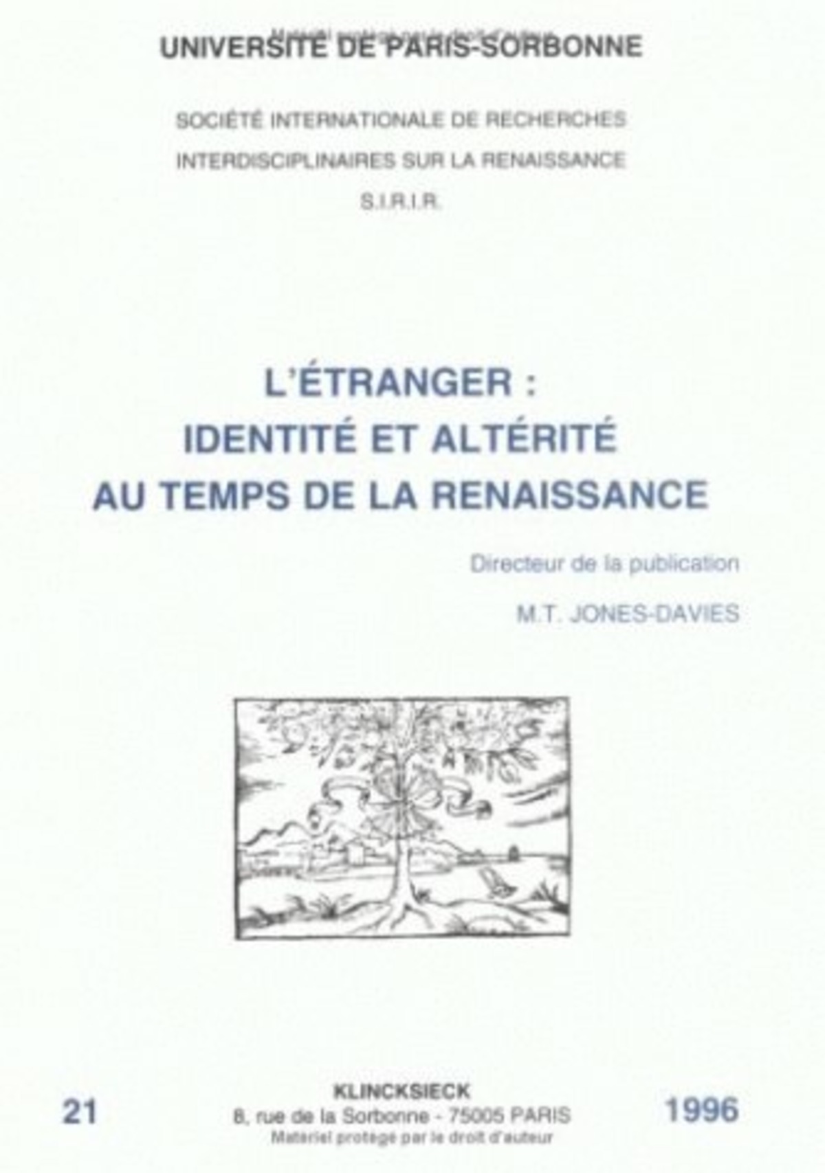 L'Étranger : identité et altérité au temps de la Renaissance