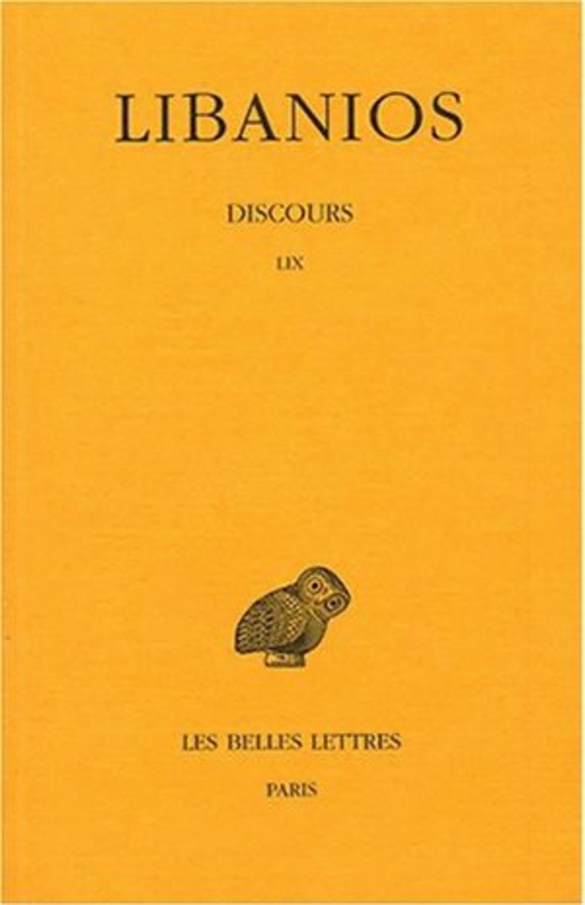 Discours. Tome IV : Discours LIX