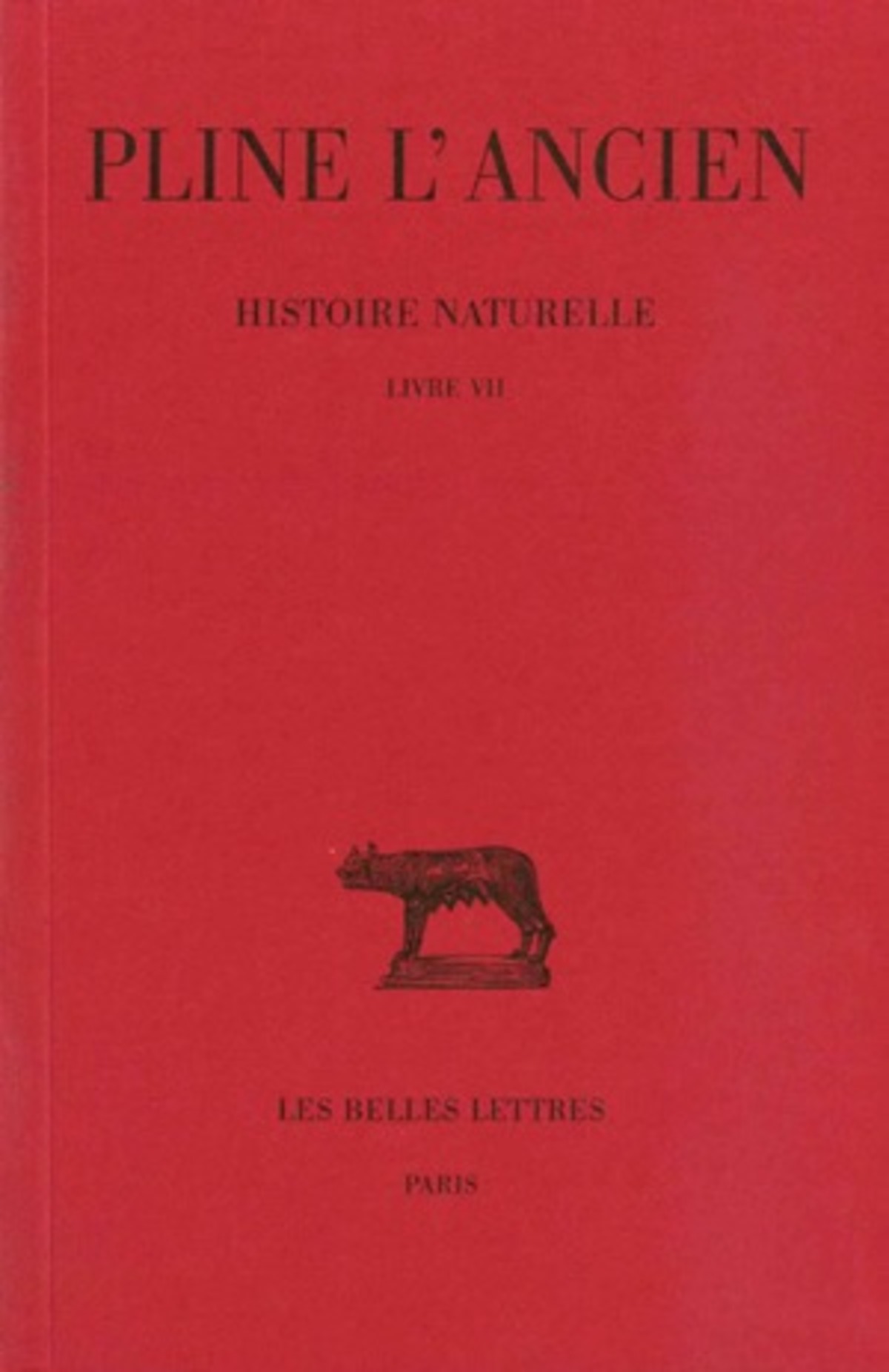 Histoire naturelle. Livre VII