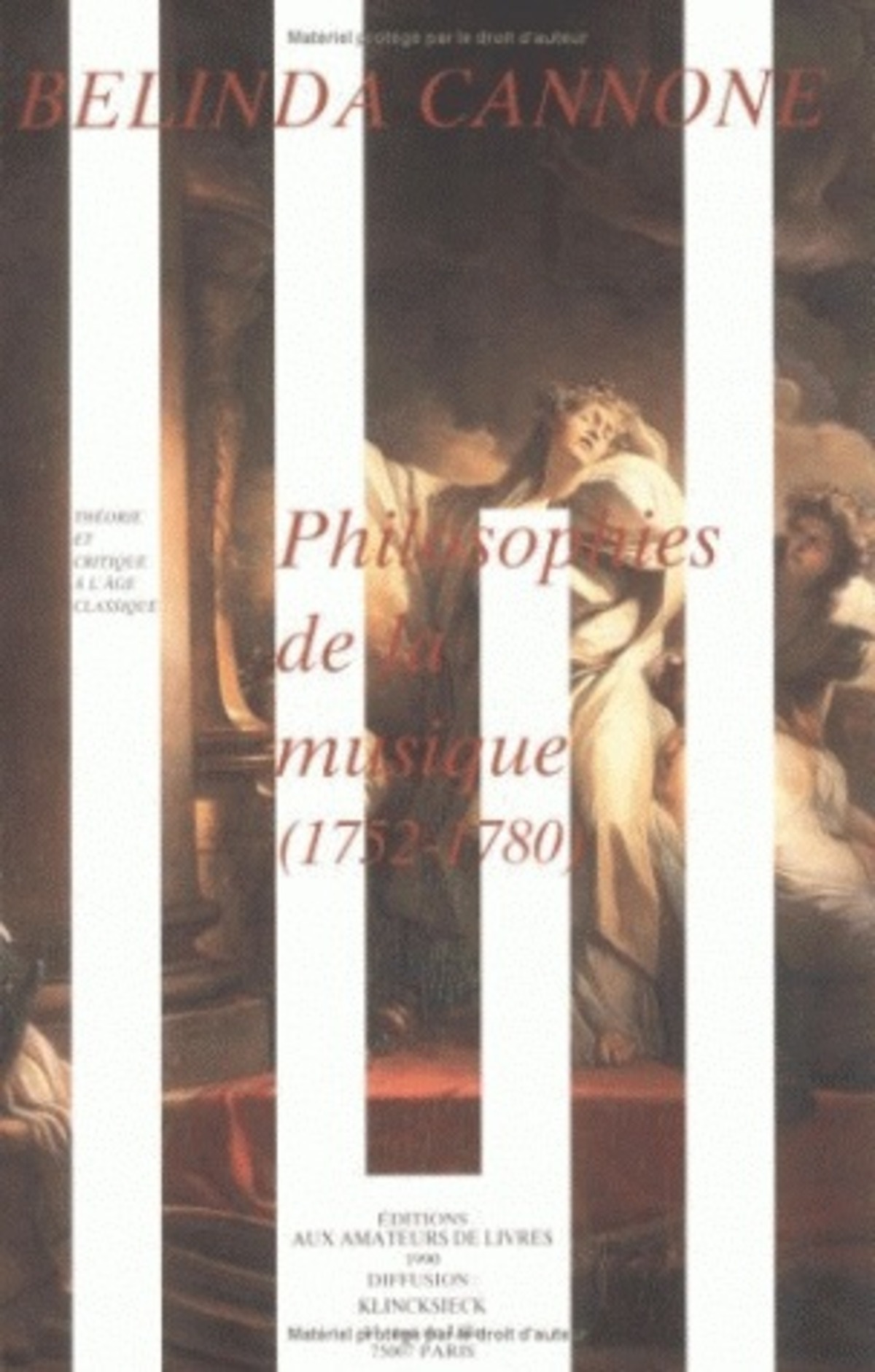 Philosophies de la musique, 1752-1789
