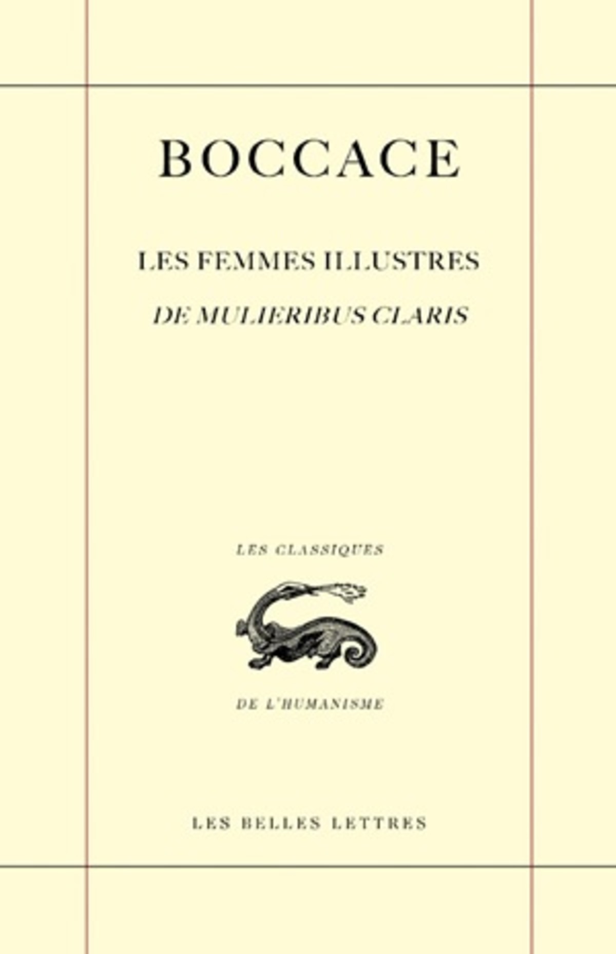 Les Femmes illustres / De Mulieribus claris