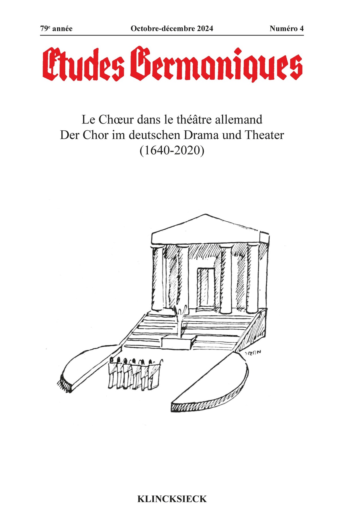 Revue de littérature comparée - N°4-2024