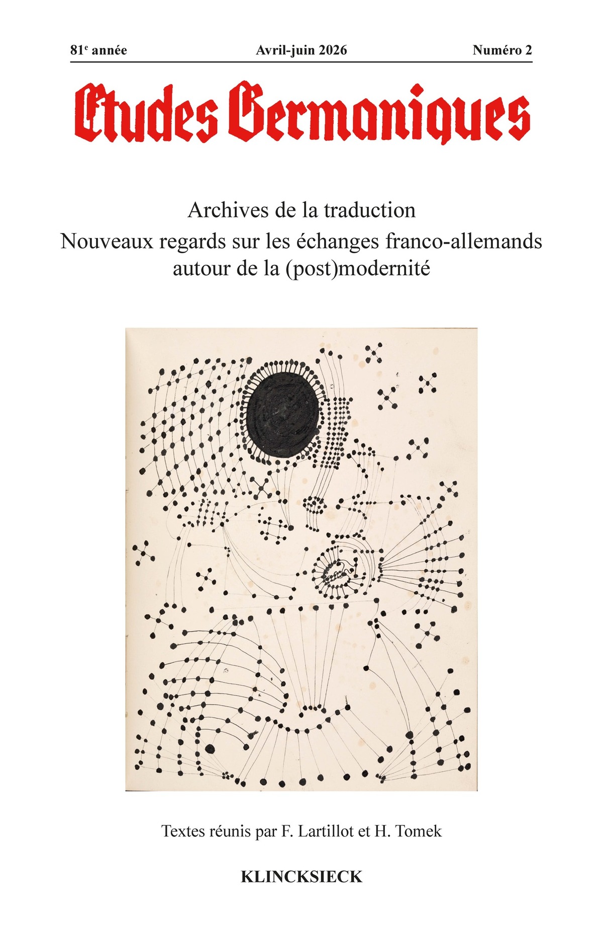 Études germaniques - N°2-2026