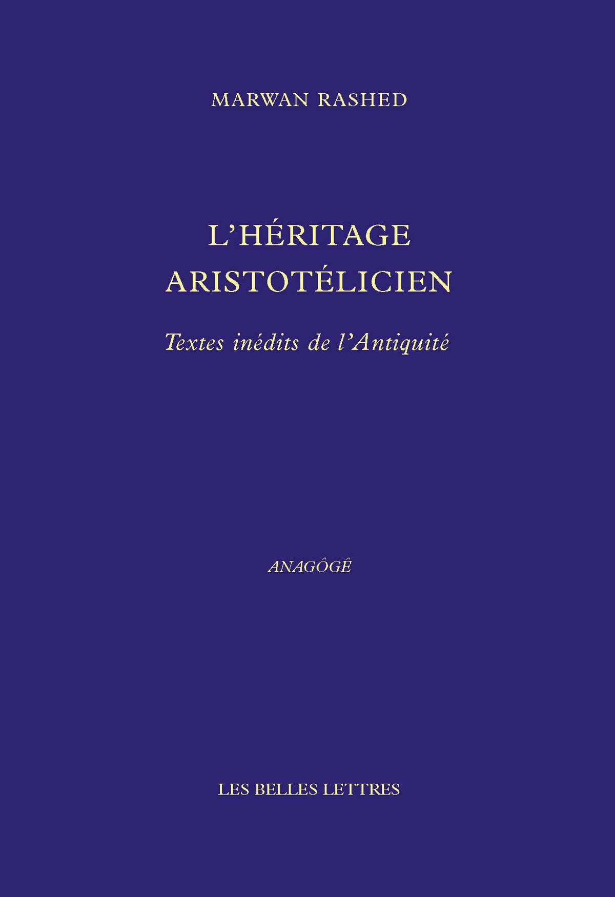 L'Héritage aristotélicien
