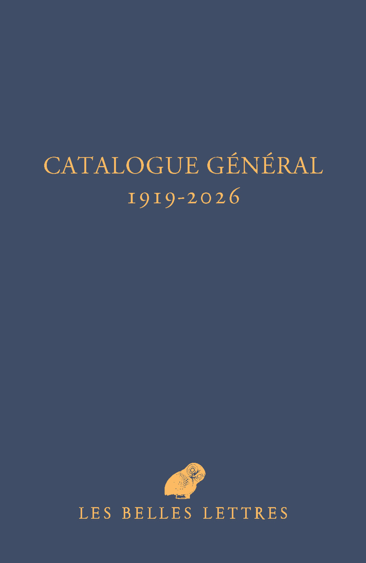 Catalogue général Les Belles Lettres 1919-2026