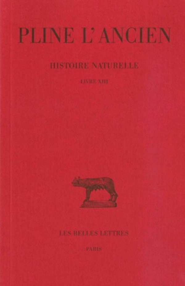 Histoire naturelle. Livre XIII