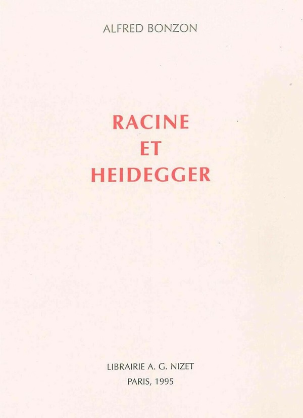 Racine et Heidegger