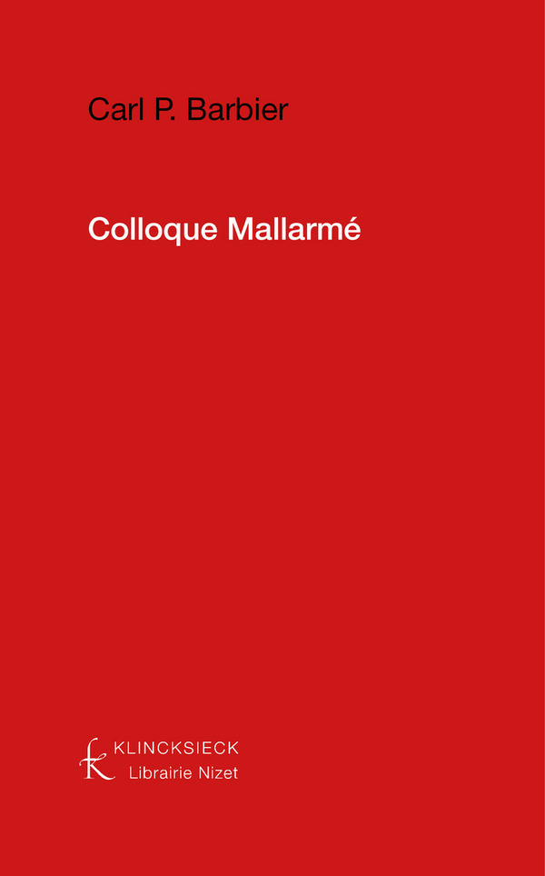 Colloque Mallarmé (Glasgow, novembre 1973)