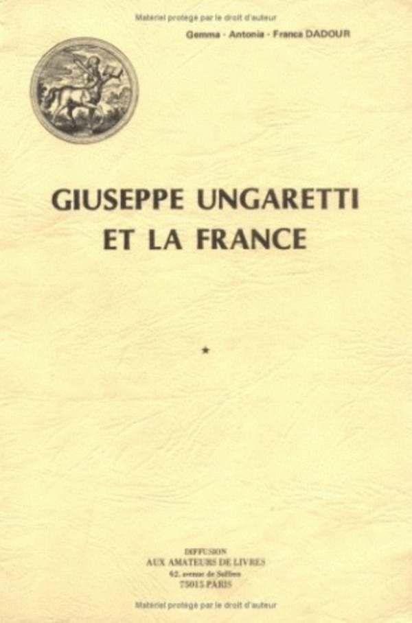 Giuseppe Ungaretti et la France
