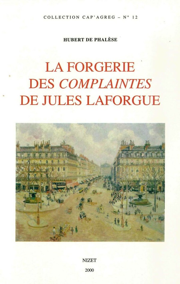 La Forgerie des Complaintes de Jules Laforgue