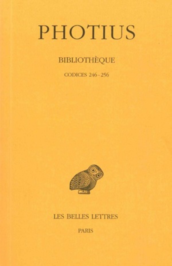 Bibliothèque. Tome VII : Codices 246-256