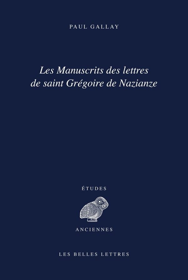 Les manuscrits des lettres de saint Grégoire de Nazianze