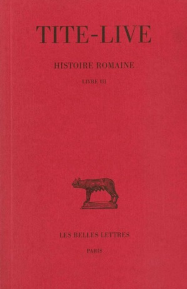 Histoire romaine. Tome III : Livre III