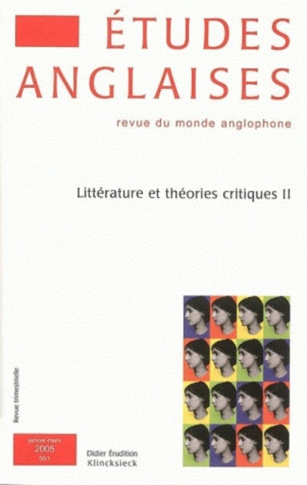 Études anglaises - N°1/2005