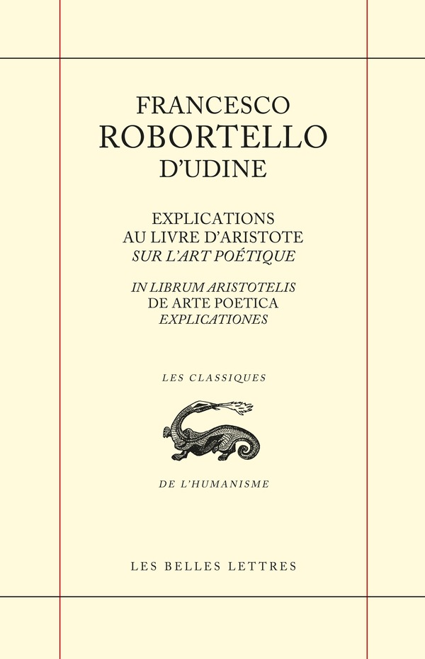 Explications au livre d'Aristote sur l'Art poétique